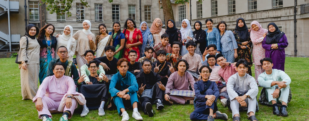 Cohort in traditional Malaysian attire