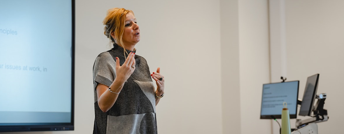 A lecture at the University of Gloucestershire